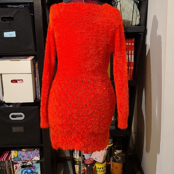 90's Alternative Punk Mohair Sweater NRG Dress - Picture 4 of 9